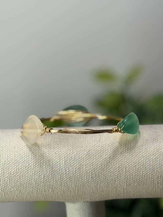 The Sea Glass Bangle
