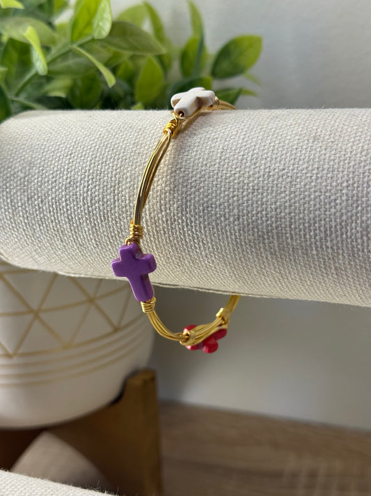 The Mini Cross Bangle