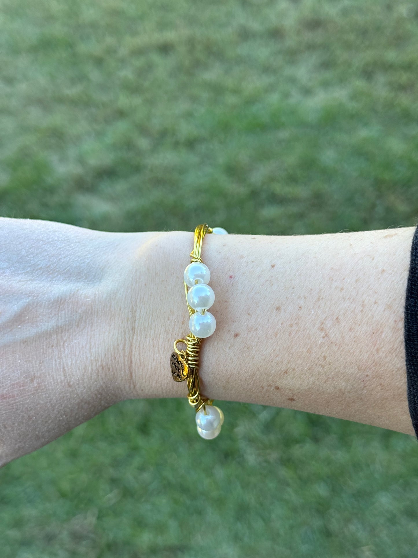 The Classic Pearl Bangle