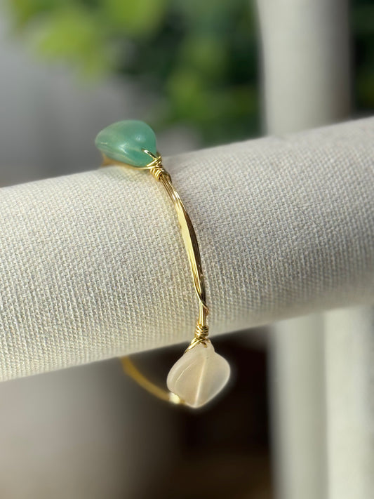 The Sea Glass Bangle