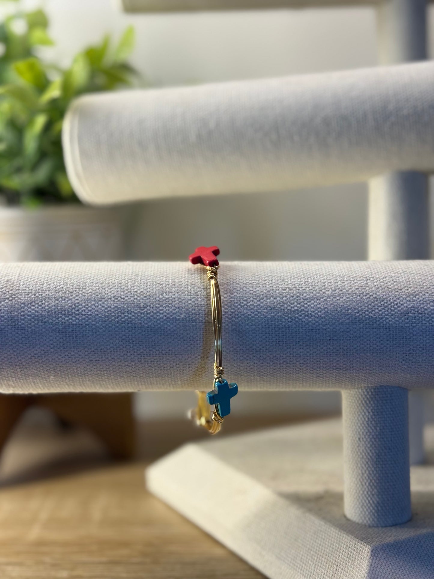 The Mini Cross Bangle