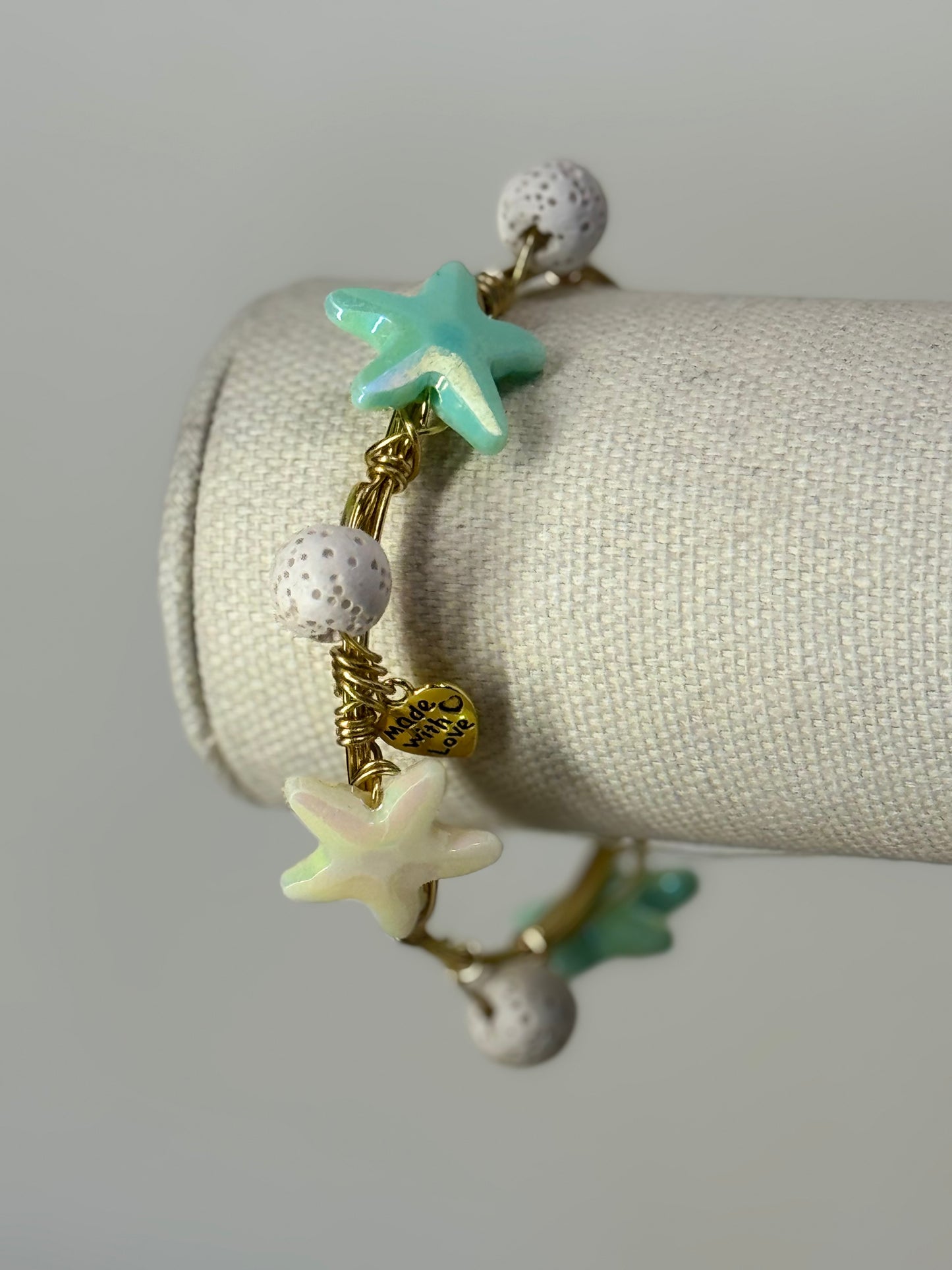 The Starfish and Stone Bangle
