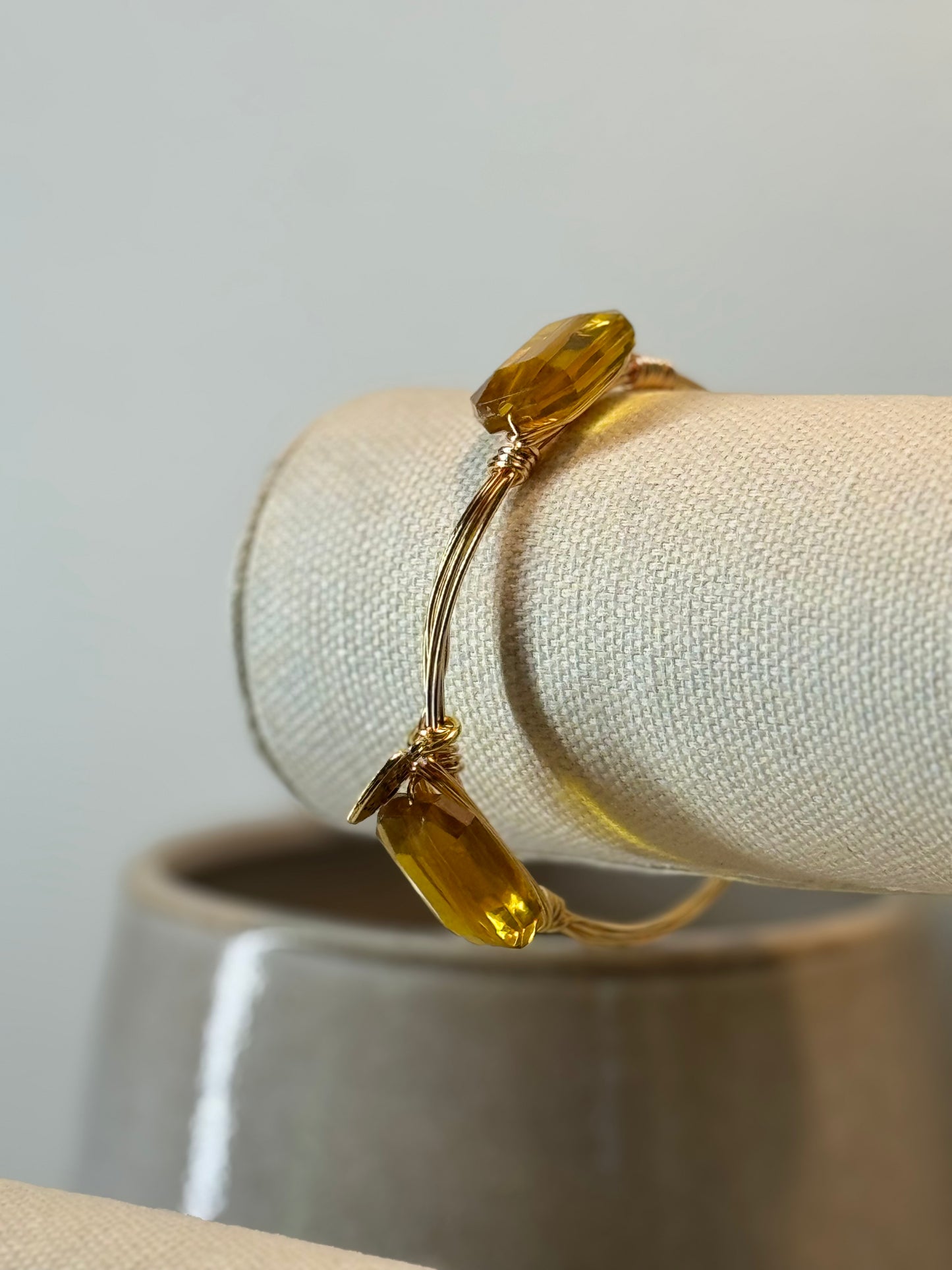 The Golden Leaf Bangle