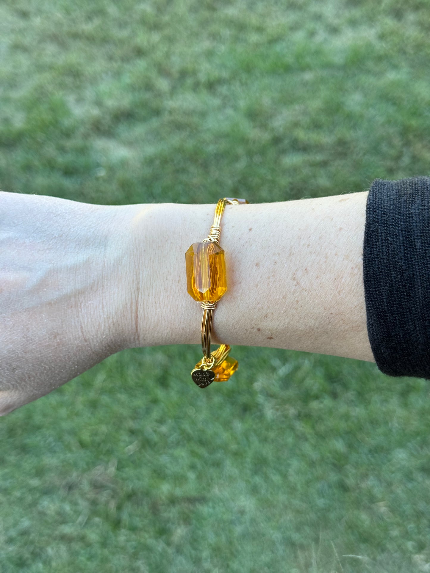The Golden Leaf Bangle