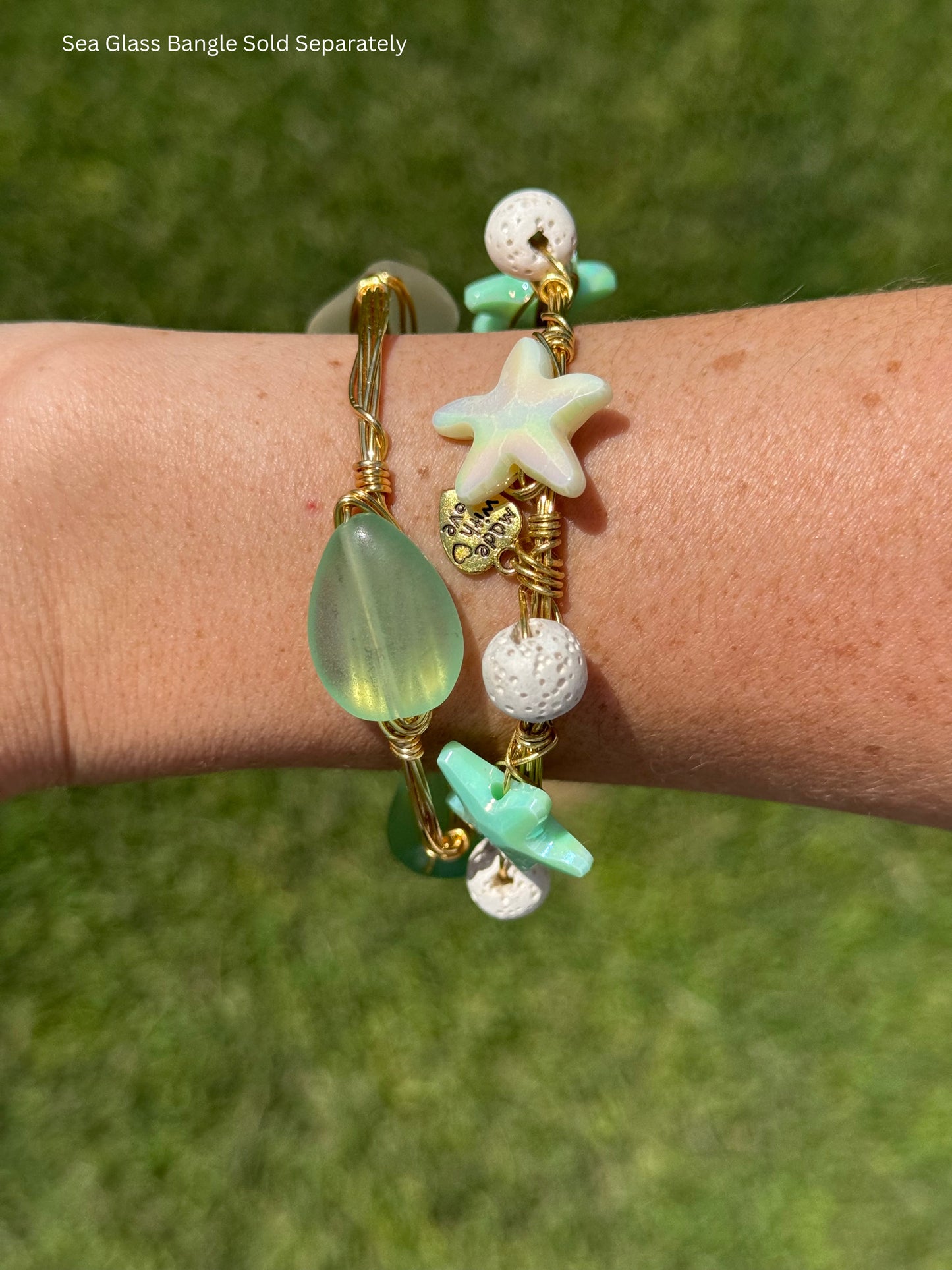 The Starfish and Stone Bangle